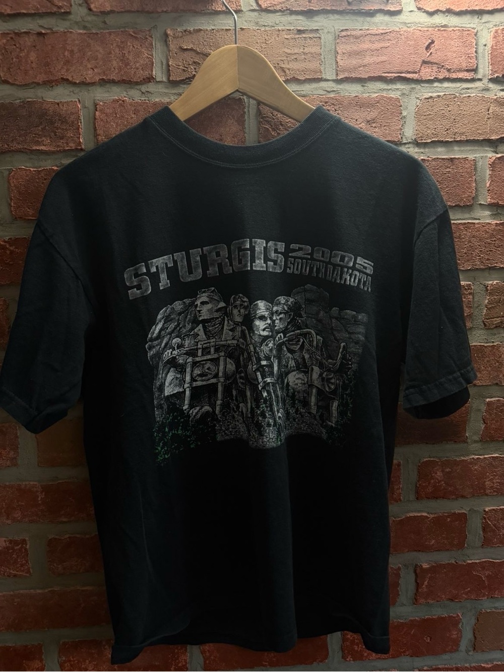 Sturgis 2005 South Dakota Black Graphic Short Sleeve Tee